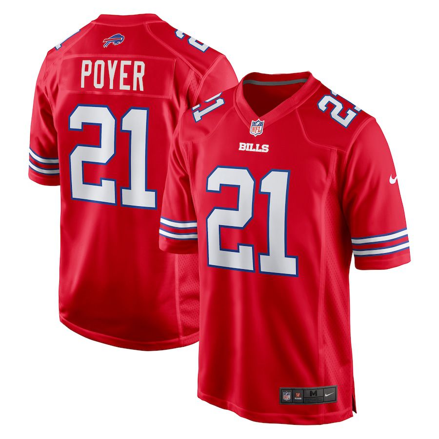 Men Buffalo Bills #21 Jordan Poyer Nike Red Alternate Game NFL Jersey